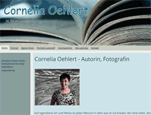 Tablet Screenshot of cornelia-oehlert.de